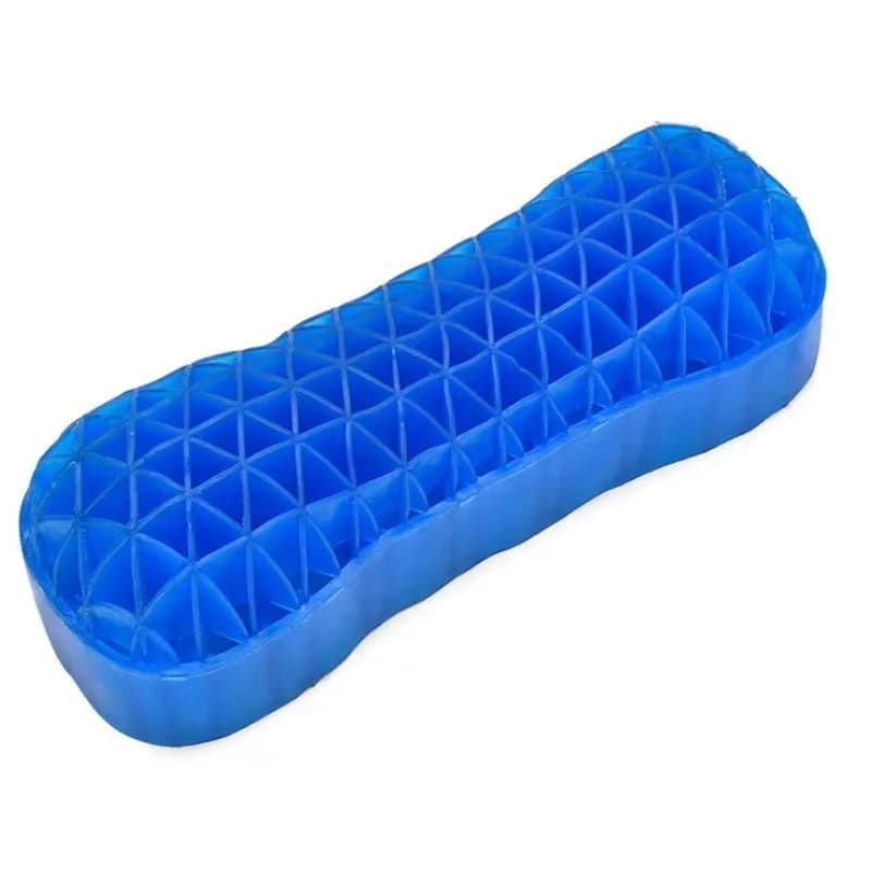 Oreiller en rouleau pour dormir, oreillers de soutien du cou rond avec housse amovible et lavable en maille pour soulager la douleur