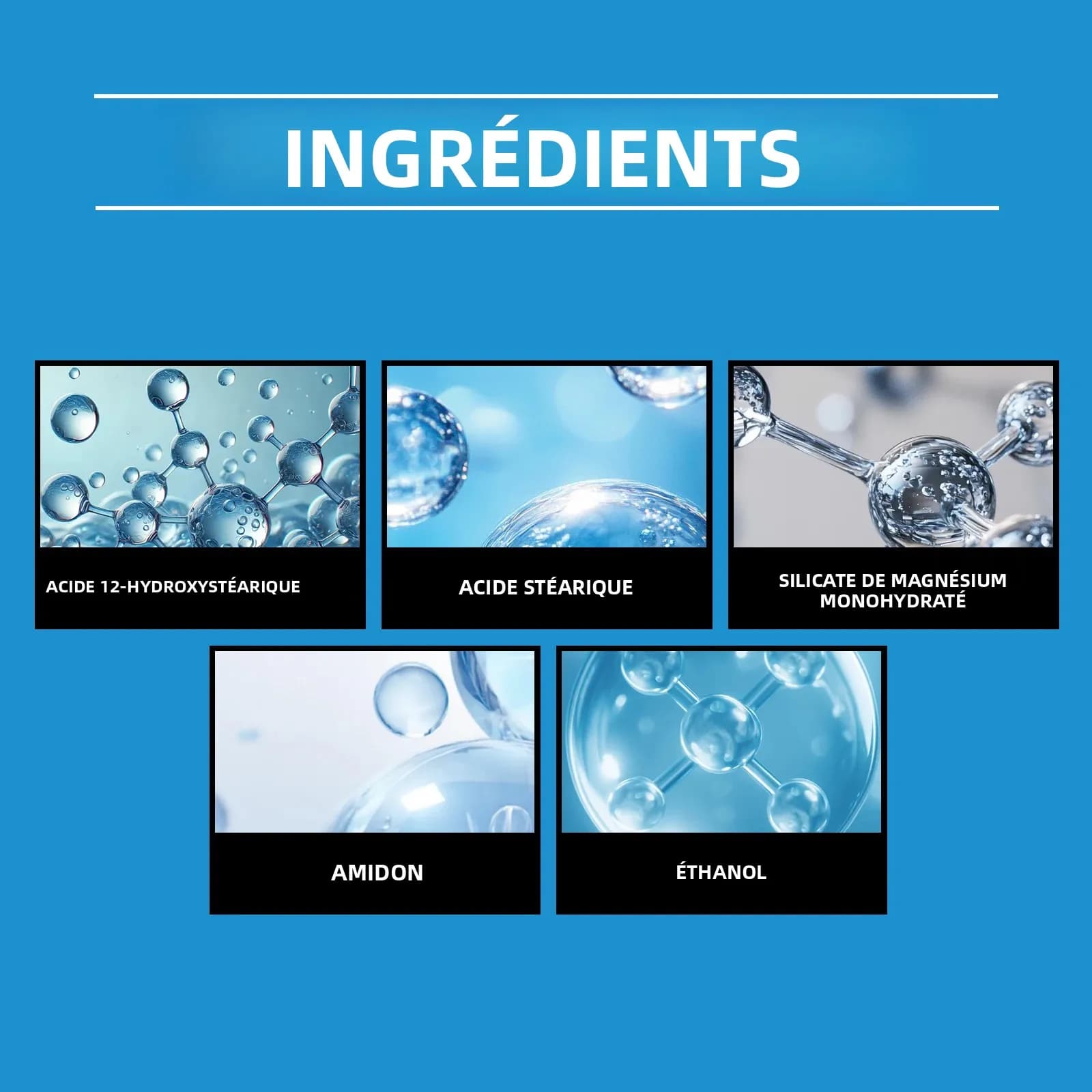 Coagulant pour huile de cuisson usagée, agent de solidification rapide, nettoyage facile, non irritant, poudre de traitement d'huile de cuisson sûre pour la cuisine domestique