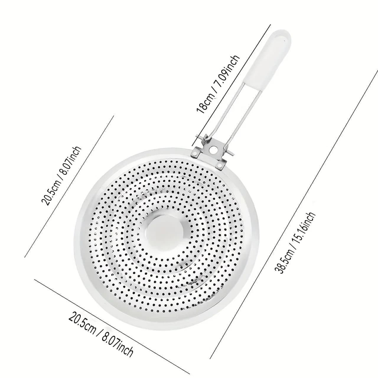 1 pièce Plaque de Diffusion de Chaleur Double Épaisseur en Acier Inoxydable pour Cuisinières à Gaz