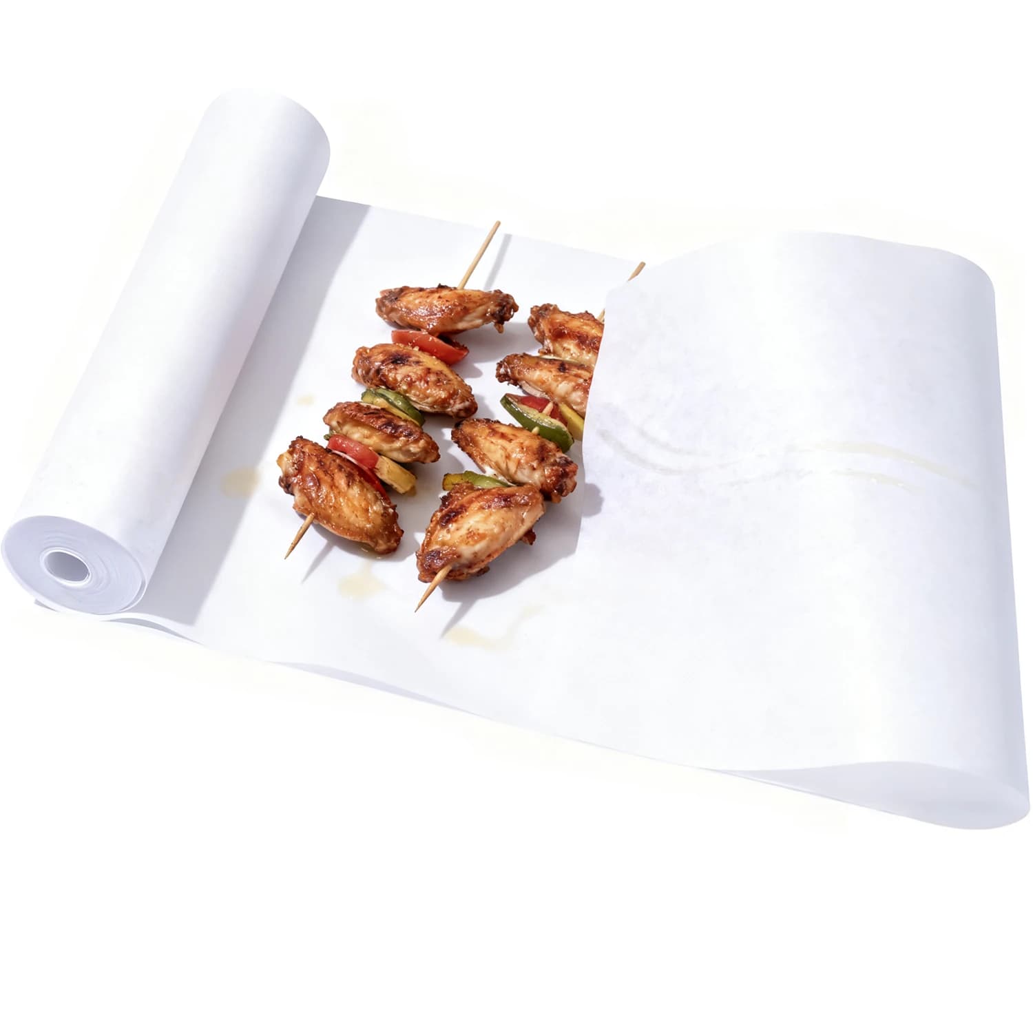 Rouleau de papier de boucher pêche non ciré, 10m, 30cm x 10m, pour barbecue, robuste, pour fumer, viande, poitrine, résistant à l'huile, anti-déchirure, cuisson