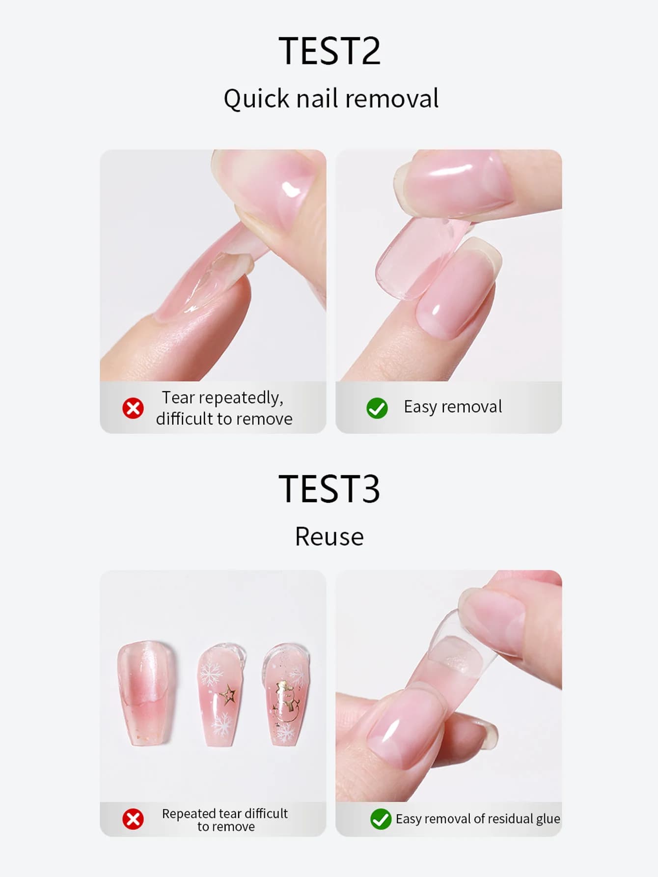 Dissolvant de vernis à ongles Gel magique rapide