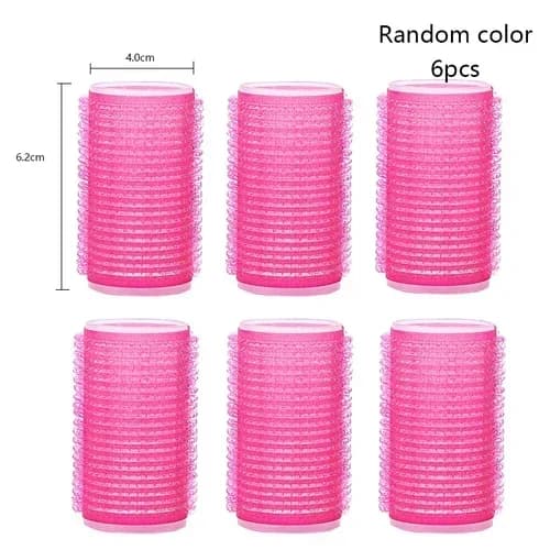 Bigoudis à cheveux auto-agrip crochet bigoudis rouleau sans chaleur Salon Dressing bigoudis taille Jumbo outils de coiffure collants