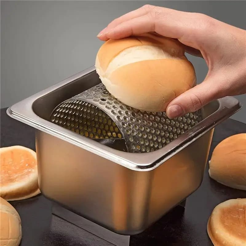 Rouleau à beurre en acier inoxydable AA81-2X - Distributeur de beurre fondu pour une répartition uniforme, gadget de cuisine indispensable