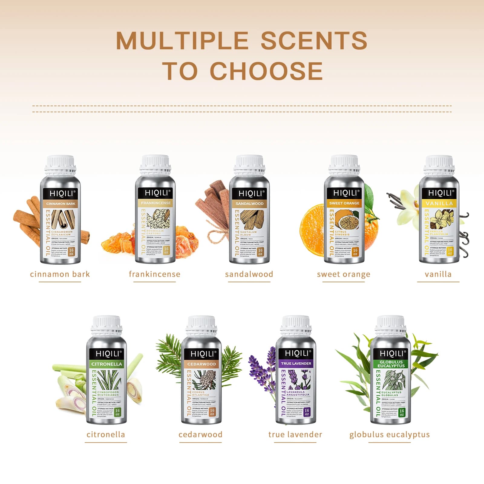 Huile essentielle HIQILI 500 ml