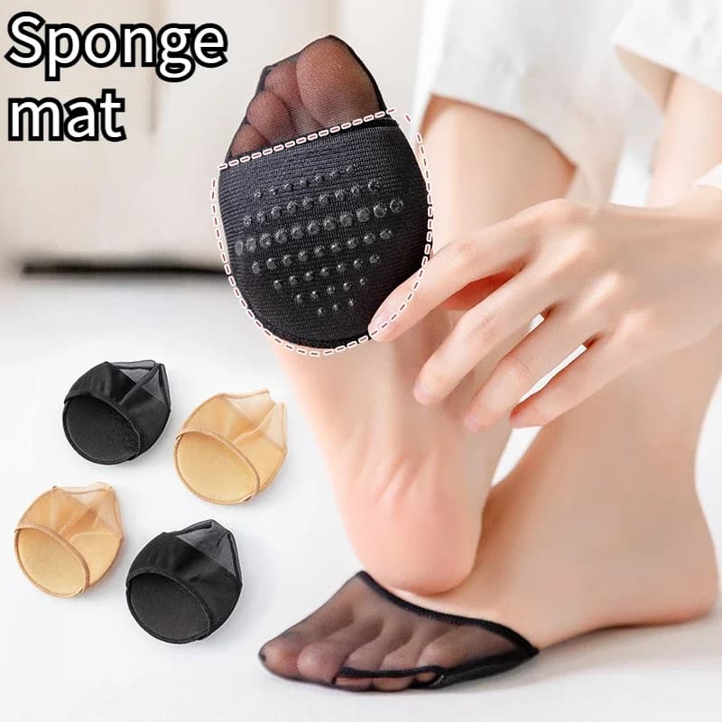 Coussinets d'avant-pied pour femmes, demi-semelles pour talons hauts, pour le soin des pieds, contre les callosités et les cors, coussinets d'orteil absorbant les chocs
