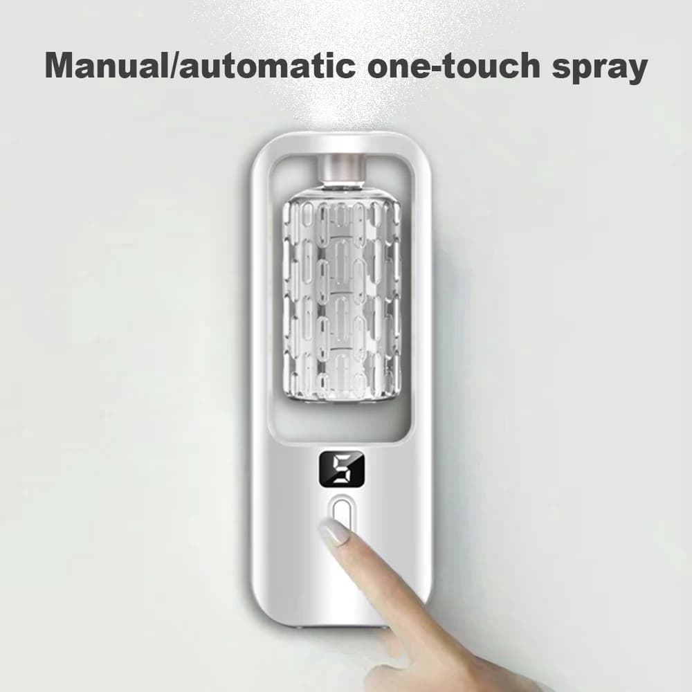 Diffuseur de parfum de salle intelligent, diffuseur de château essentiel, USB, multi-mode, affichage numérique LED, affichage mural pour la maison, assainisseur d'air, 50ml