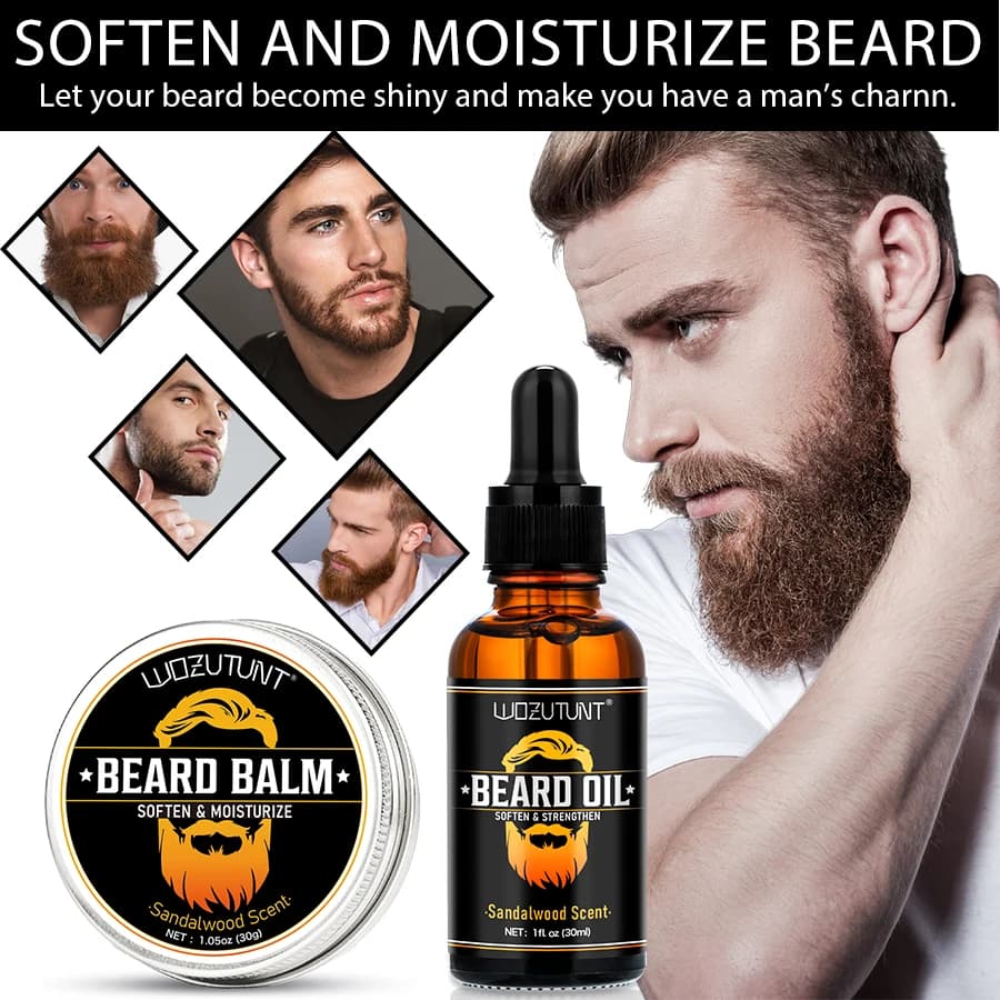 Kit de soins pour barbe pour hommes
