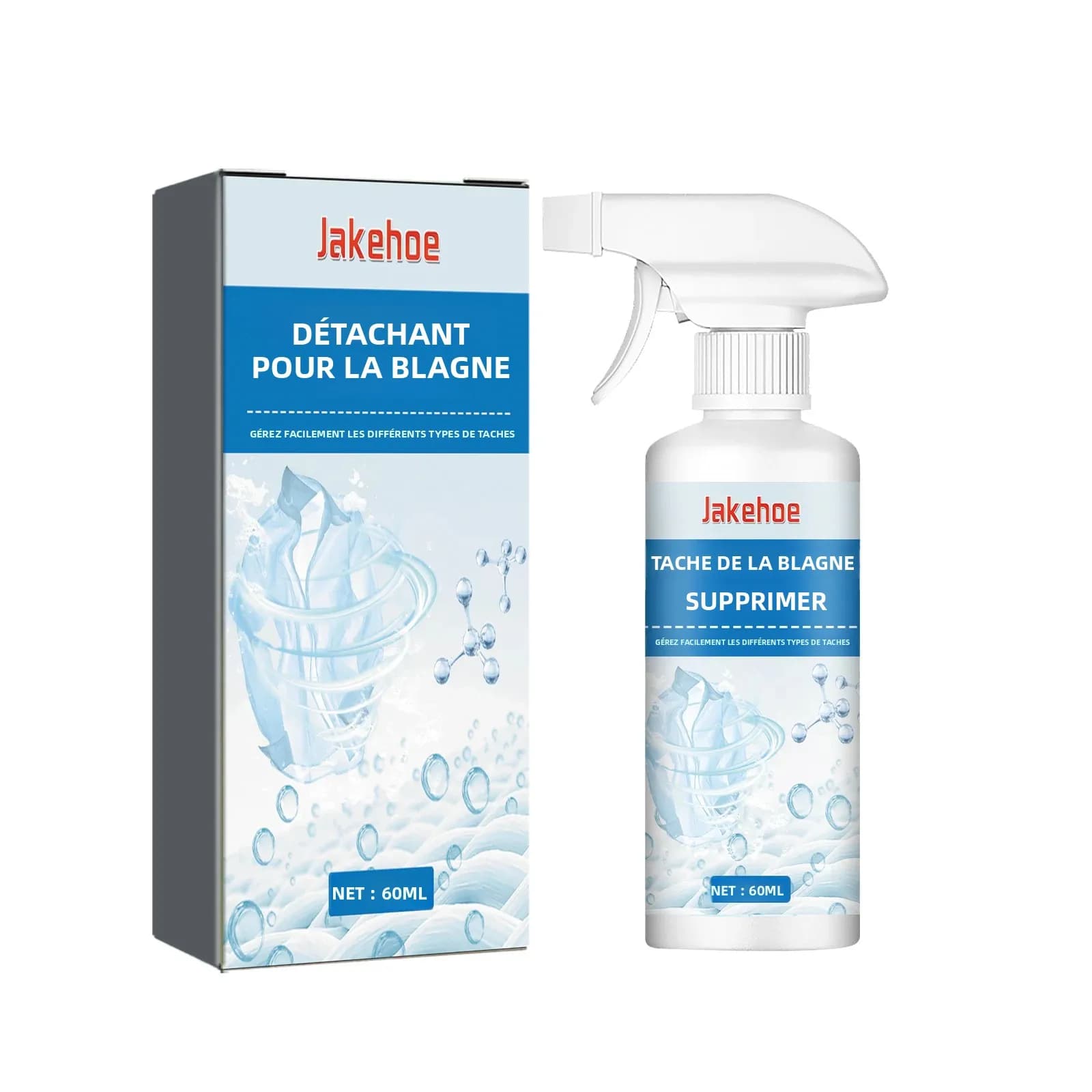 Détachant puissant pour vêtements – Solution de nettoyage à sec pour taches d'huile tenaces et jaunissement des vêtements – Sans lavage – Fournitures de blanchisserie à domicile
