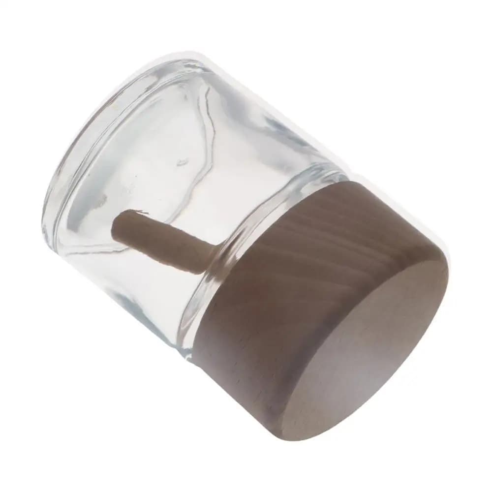 Bouteilles diffuseur de parfum en verre de 50 ml avec bouchon en bois, rechargeables, pour bricolage, pots diffuseurs de parfum, bouteilles d'aromathérapie pour voiture, bouteilles transparentes