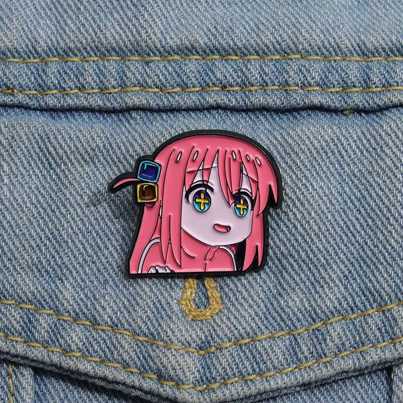 BOCCHI THE ROCK Anime Cosplay broches mignon personnage broches vêtements sac à dos revers Badges mode bijoux accessoires cadeaux