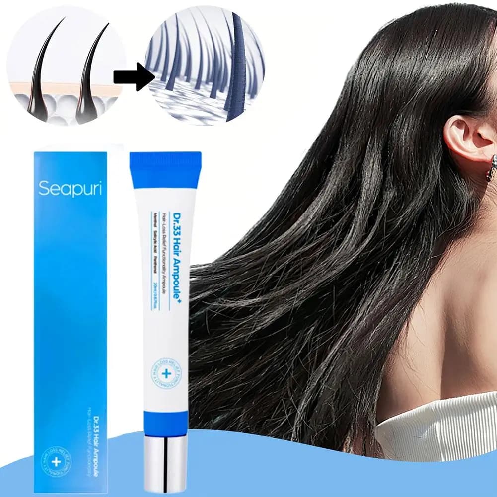 Seapuri Scalphy Hair Essence Rollerball, rafraîchissant et rafraîchissant, renforce les racines des cheveux, huile de traitement de calvitie amincissante, soins capillaires