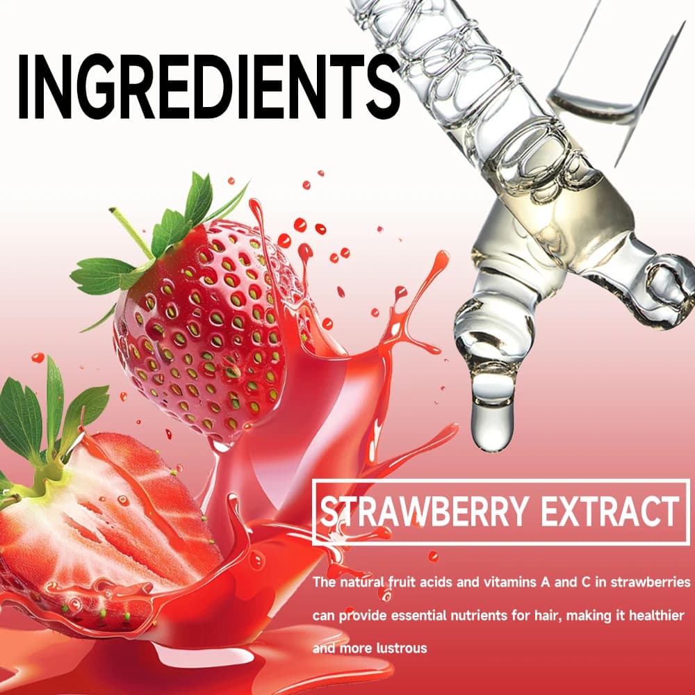 Huile essentielle hydratante parfumée à la fraise - Huile de massage corporelle hydratante au parfum fruité pour les soins de la peau sèche SPA relaxant