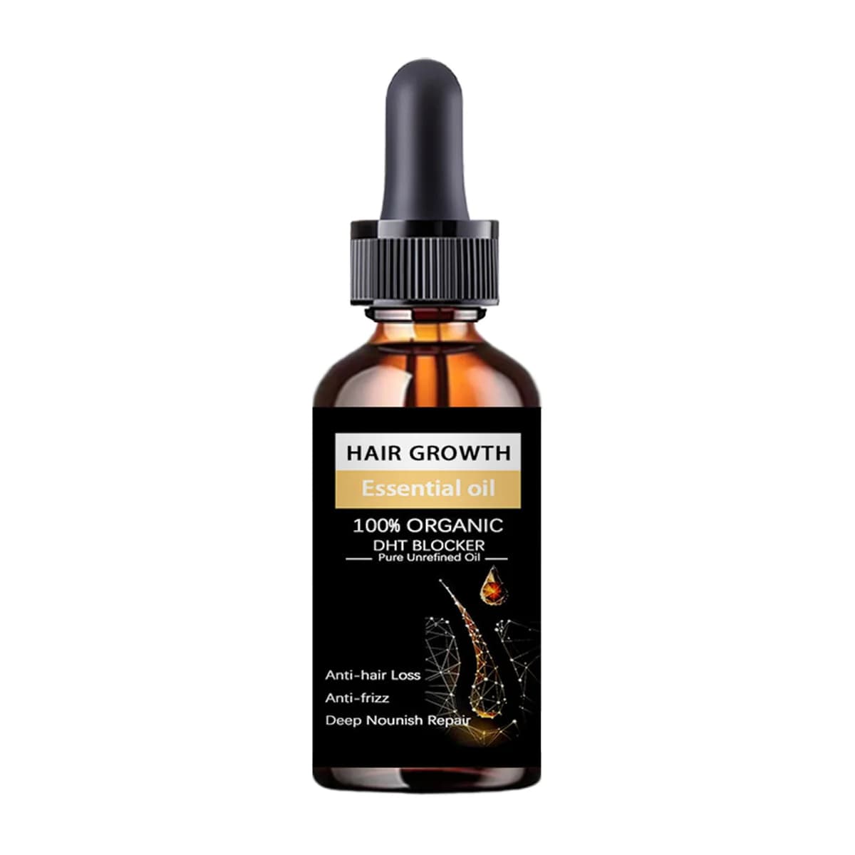 Spray capillaire GROWER, produit Anti-chute de cheveux, huile essentielle, sérum de croissance pour hommes
