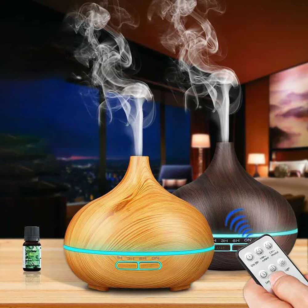 Diffuseur d'huiles essentielles avec télécommande