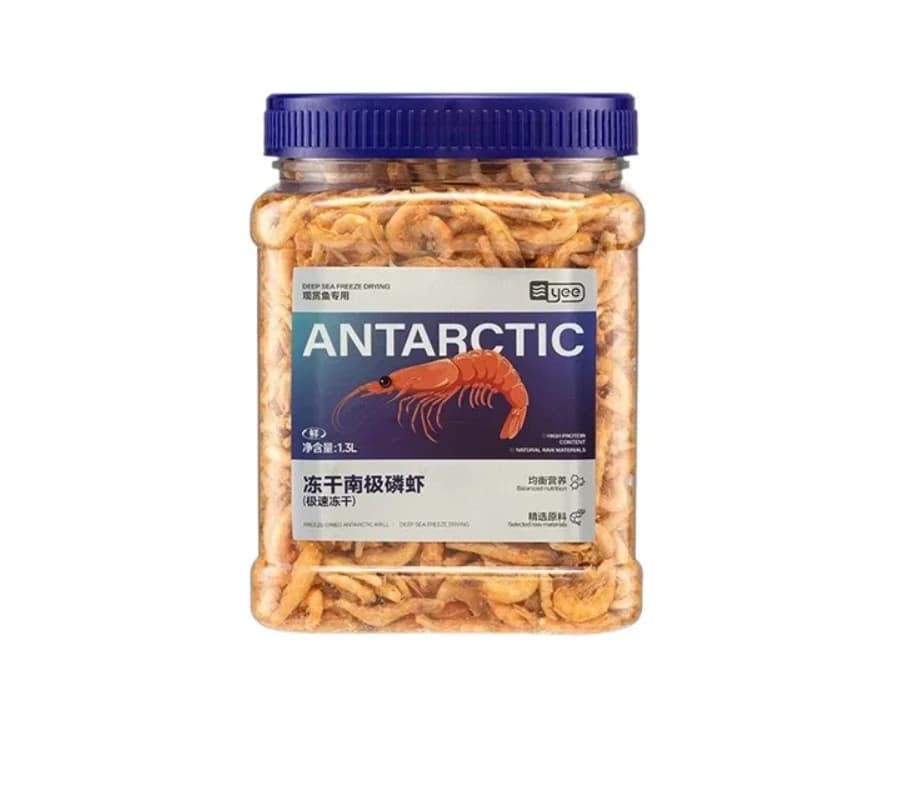 Le Krill antarctique lyophilisée YEE est riche en protéines et contient une astaxanthine qui peut améliorer la couleur