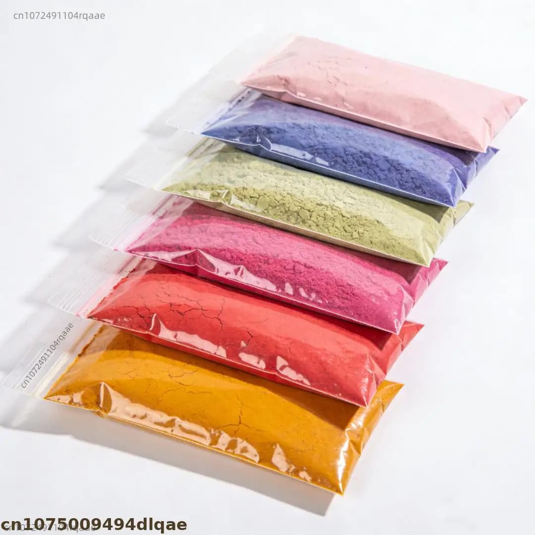 500g Pigment Naturel Pur de Qualité Supérieure pour Teinture Végétale : Poudre de Fleur de Pois Papillon, Rose et Roselle, Matière Pigmentaire de Qualité Alimentaire pour Artisanat DIY