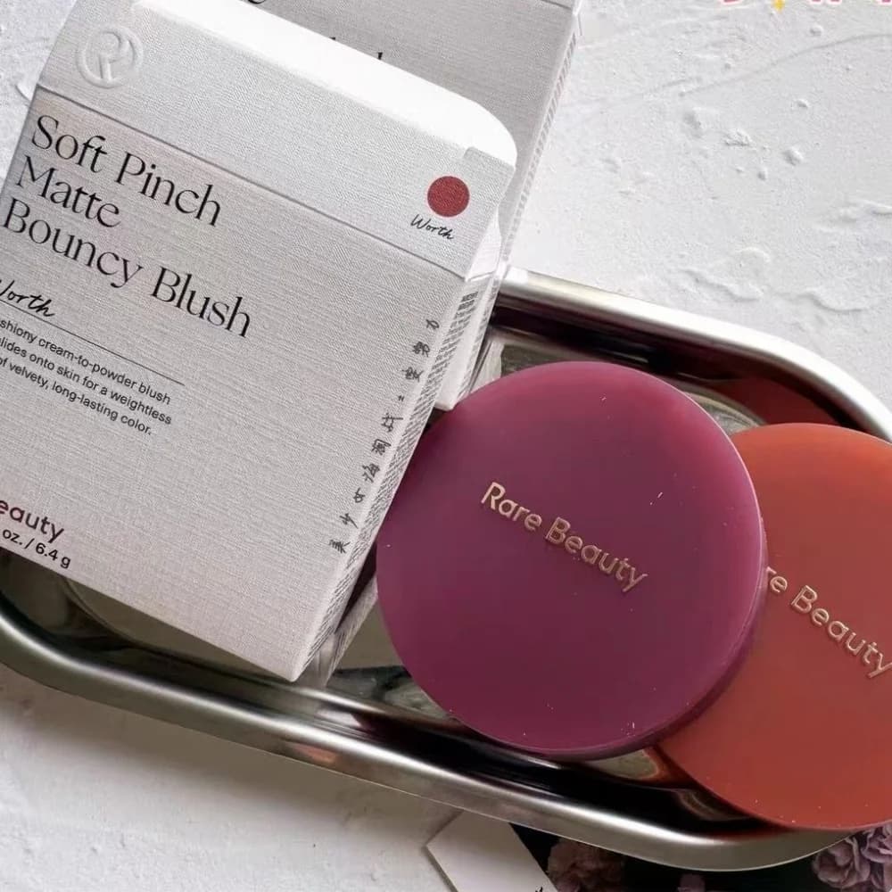 Rare beauté mat durable flou rebondissant fondant Blush Cushiony crème à poudre Blush liquide résistant à la sueur et à l'humidité