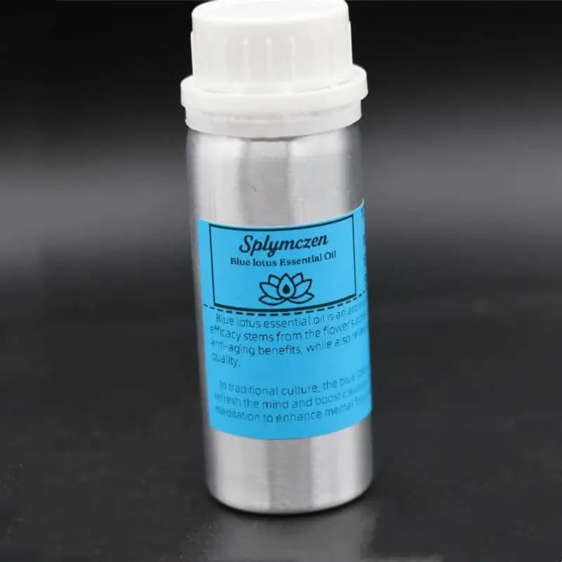 Huile de Lotus Bleu Bio Pure |   Qualité supérieure |   Pour les soins de la peau, le soulagement du stress, la méditation du sommeil profond et la fabrication de parfum/encens