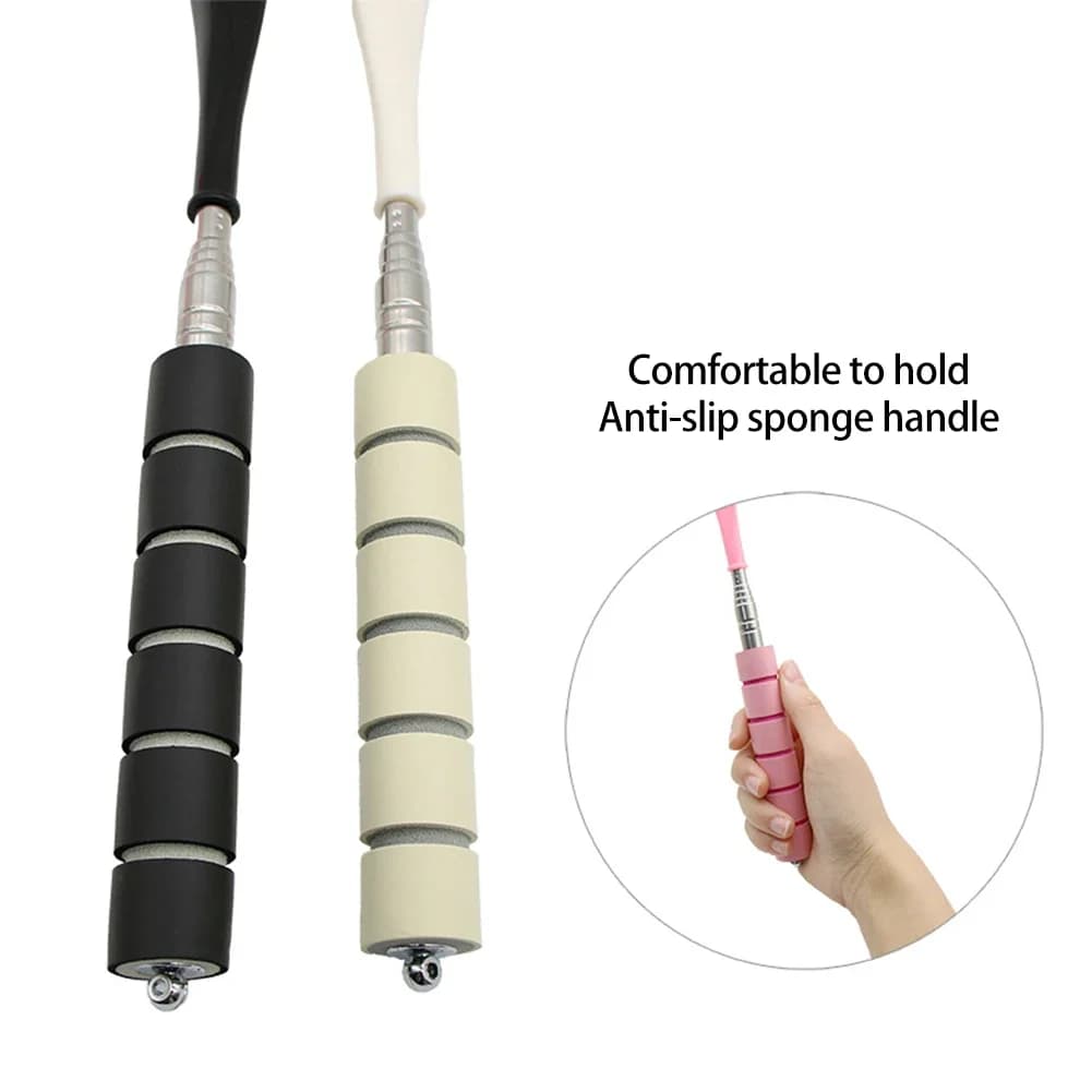 Chausse-pied rétractable, aide à chaussures paresseuses, à Long manche de 28 à 70cm, lève-chaussures antidérapant, réglable, accessoire de cuillère à chaussures pour personnes âgées