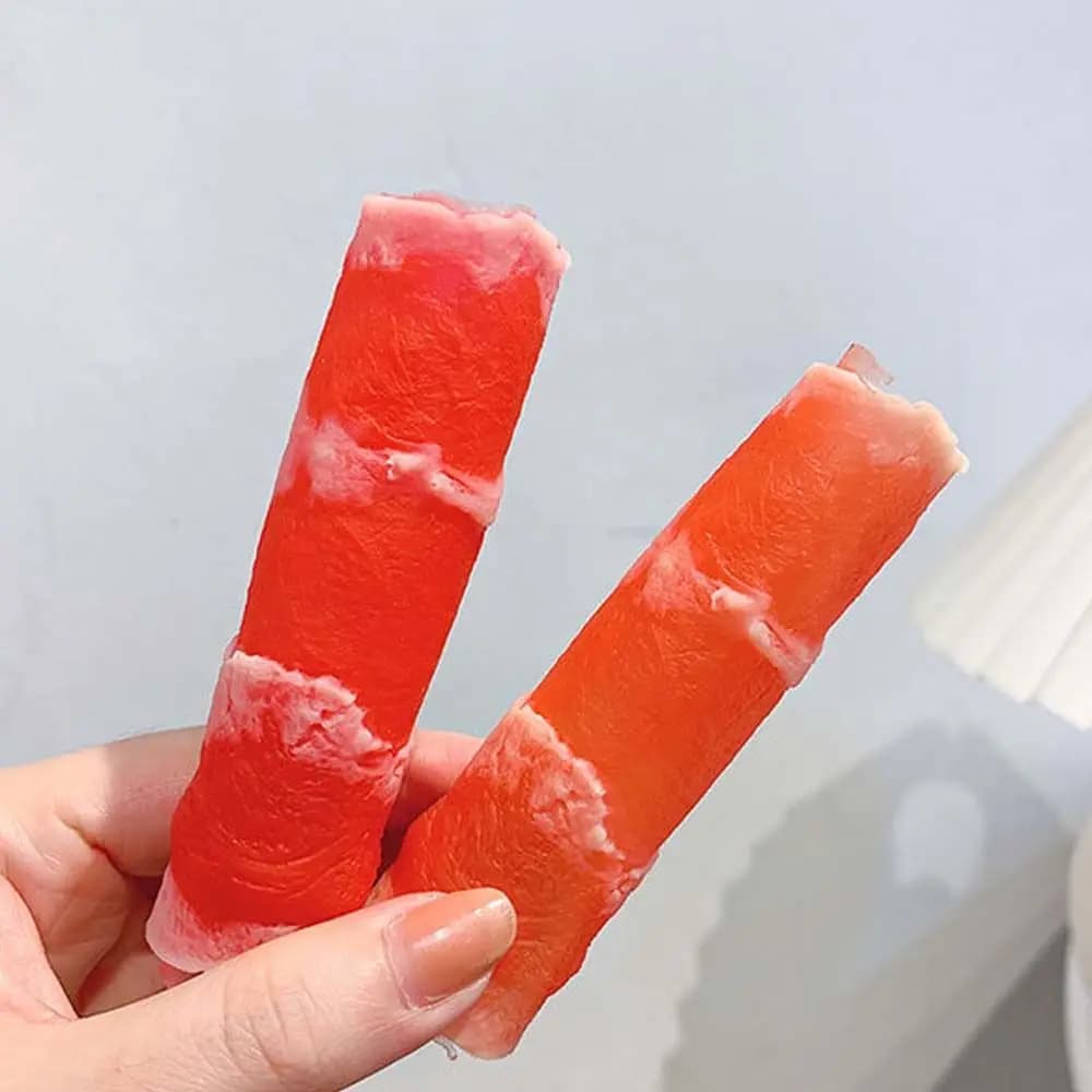Barrettes et pinces à cheveux pour femmes, style coréen, motifs calmar, rouleaux de bœuf, dumpling, ventre de porc, crevettes Kewei, fast-food