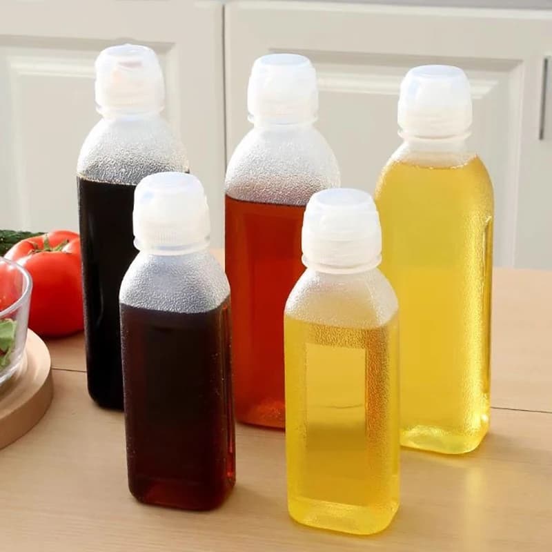 Bouteille d'huile à presser de cuisine, bouteilles de pulvérisation de condiments d'huile, bouteille de pulvérisation de cuisson, salade de Ketchup, bouteille d'huile d'olive, Gadgets de cuisine