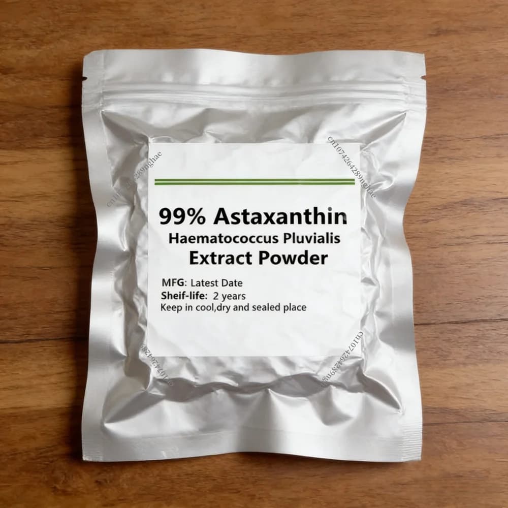 Poudre d'astaxanthine de qualité supérieure à 99 % : le sauveur ultime pour la peau, anti-oxydant, utilisant la puissance de la nature pour combattre le vieillissement