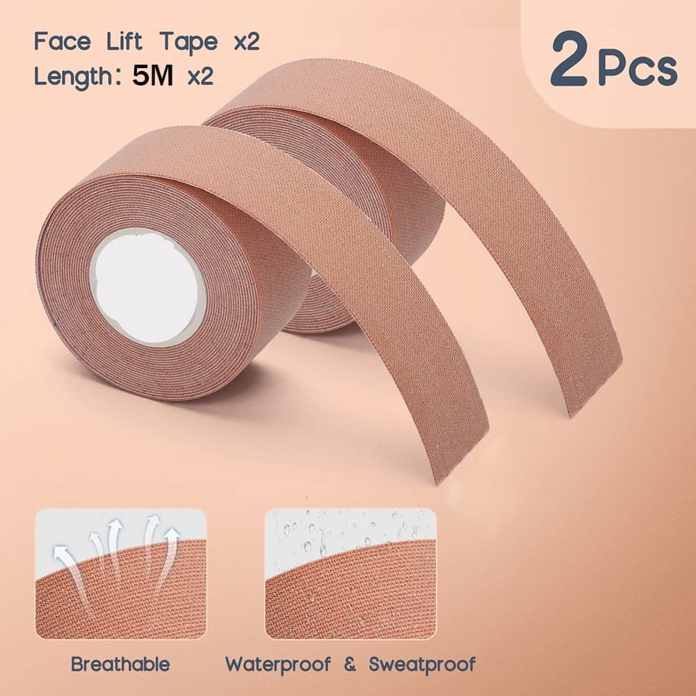 1 rouleau/2 rouleaux de ruban de lifting myofascial pour le visage