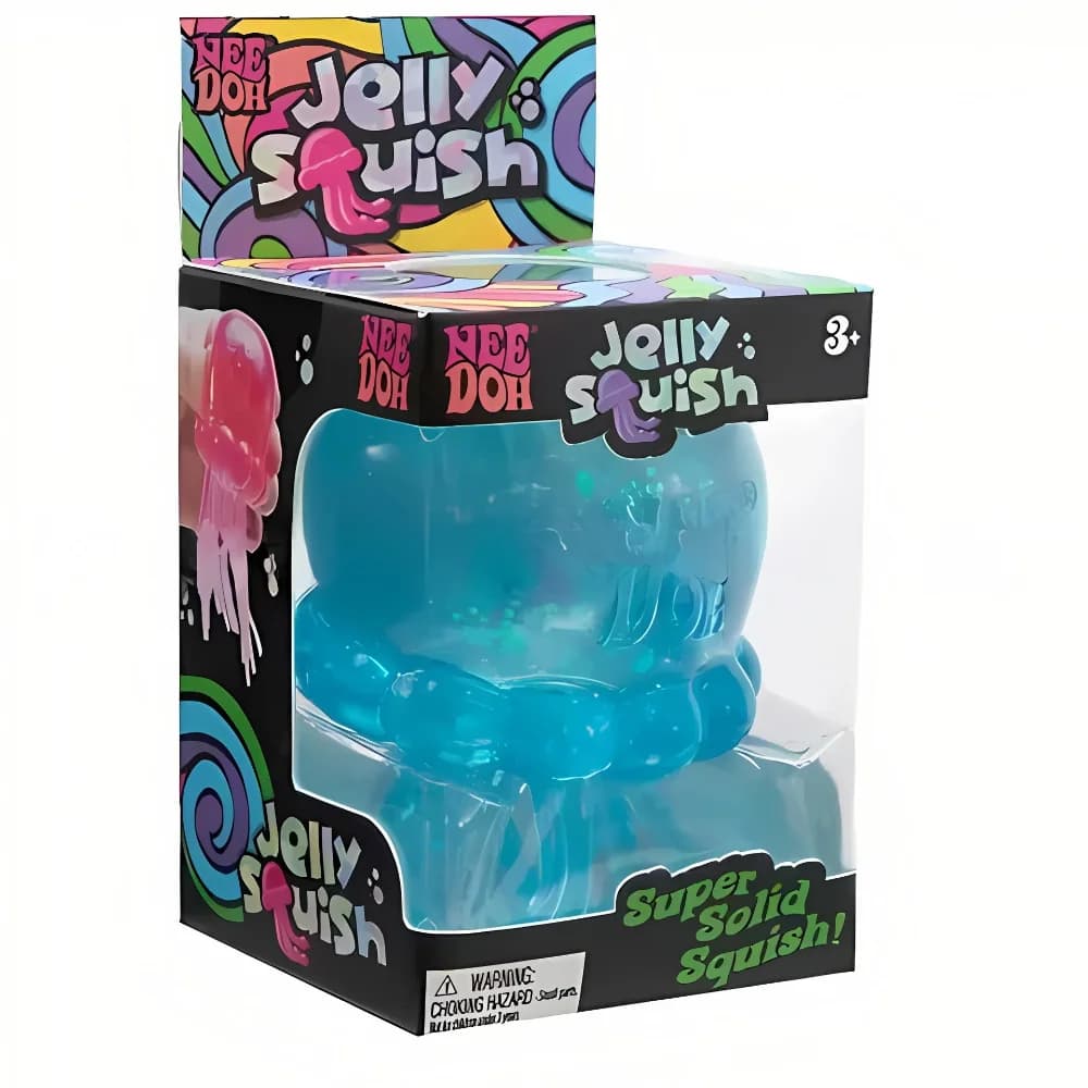 Schylling Nee Doh Nice Cube & Nice-Sicle Jouet sensoriel anti-stress à presser, cube anti-anxiété pour la concentration et les TDAH