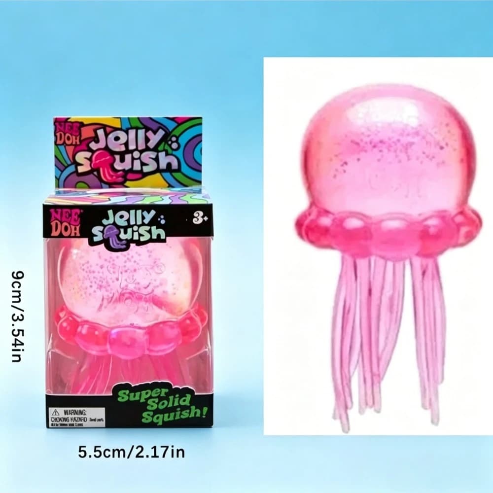 Schylling Nee Doh Nice Cube & Nice-Sicle Jouet sensoriel anti-stress à presser, cube anti-anxiété pour la concentration et les TDAH