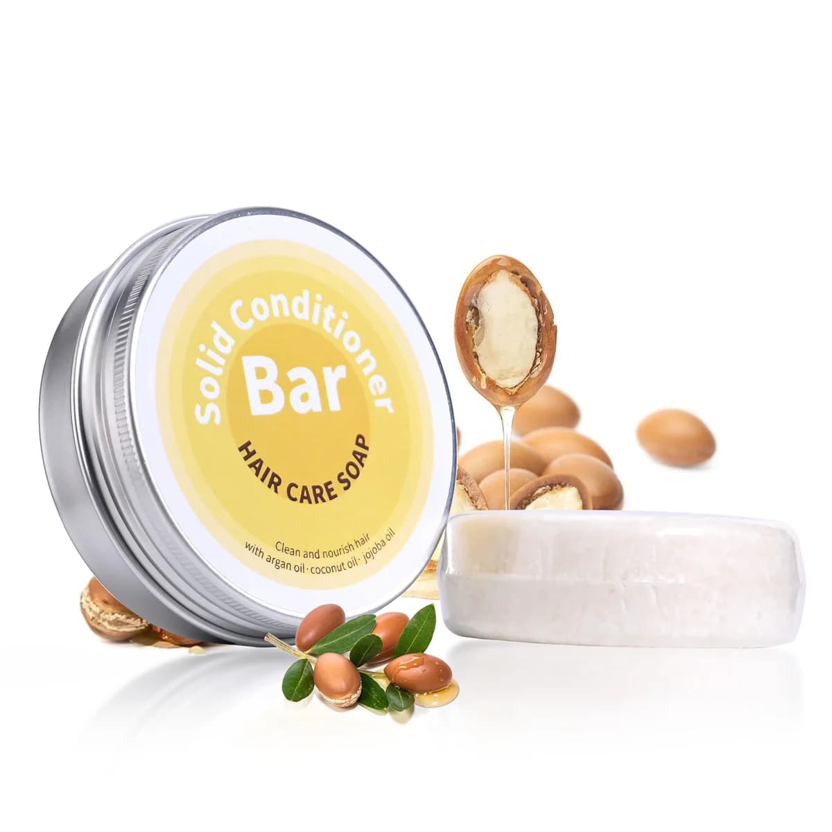 Savon revitalisant capillaire à l'huile essentielle végétale riche en huile d'argan huile de noix de coco huile de jojoba savon de soin capillaire en profondeur utilisé avec le savon shampooing