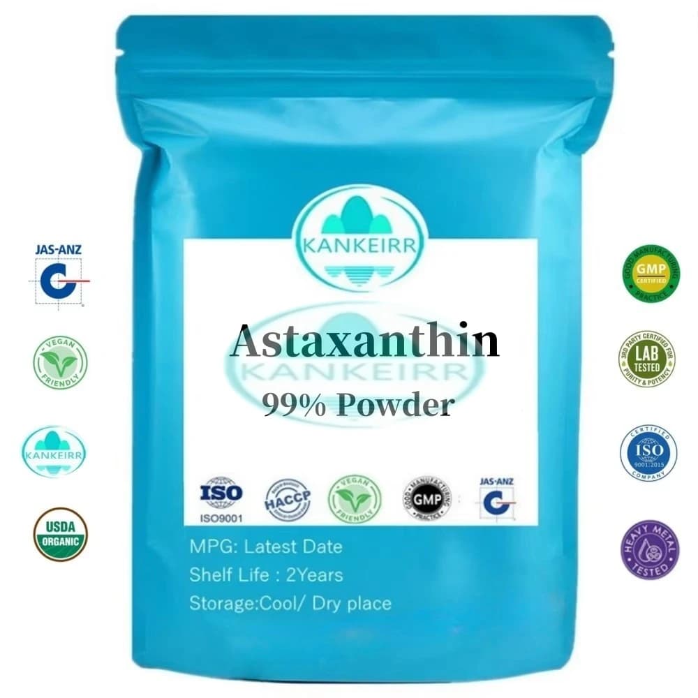Poudre d'astaxanthine premium à 99 % : la peau ultime - Sauveur pour anti-oxydation, le pouvoir de la nature pour combattre le vieillissement