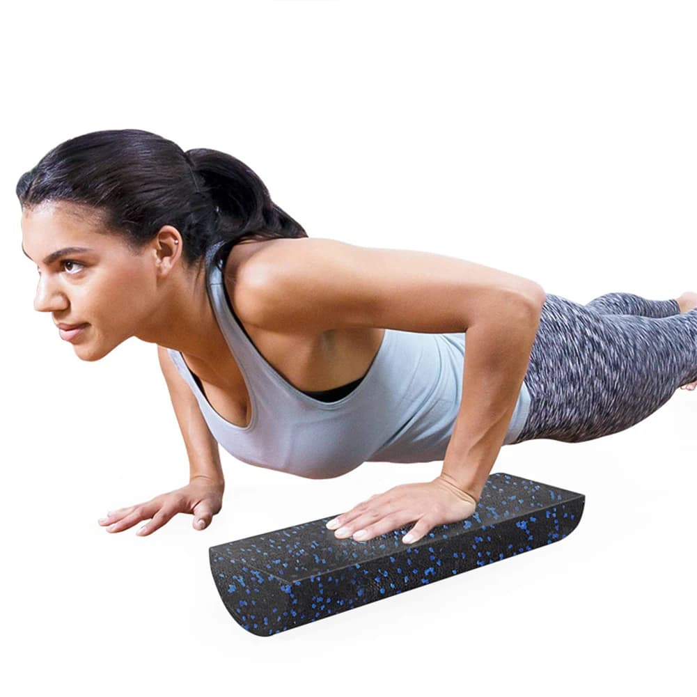 Rouleau de yoga demi-rond