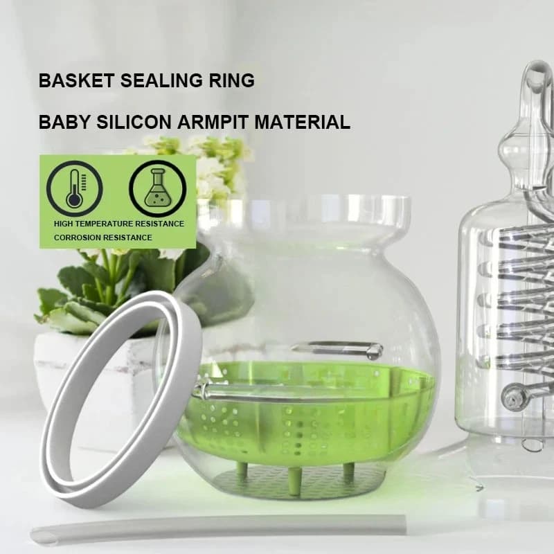 Pour distillateur de verre d'huile essentielle de grande capacité 4L