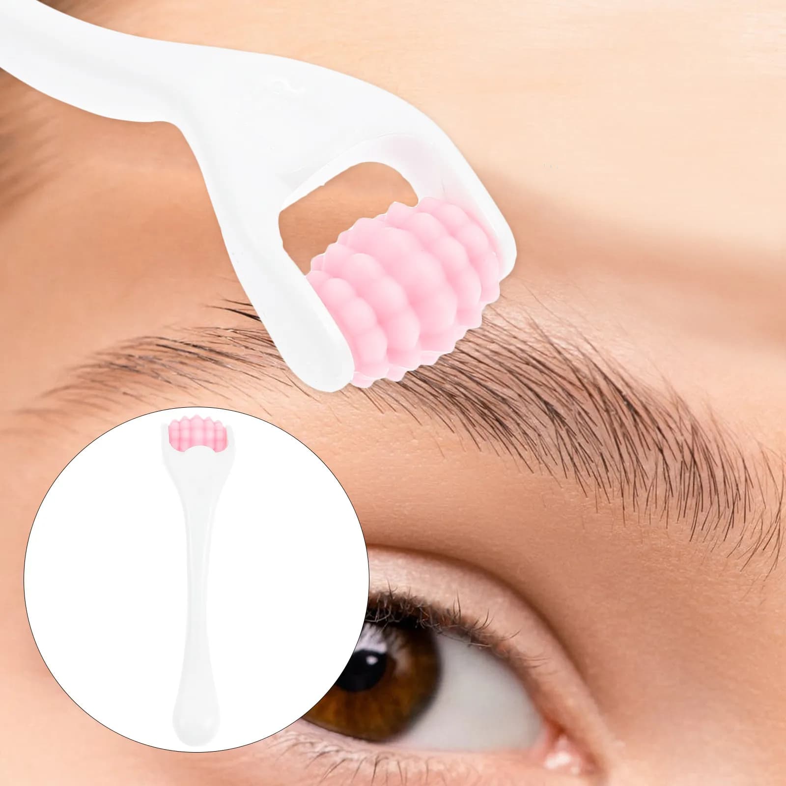 Rouleau de massage facial ergonomique et durable pour les yeux et le visage