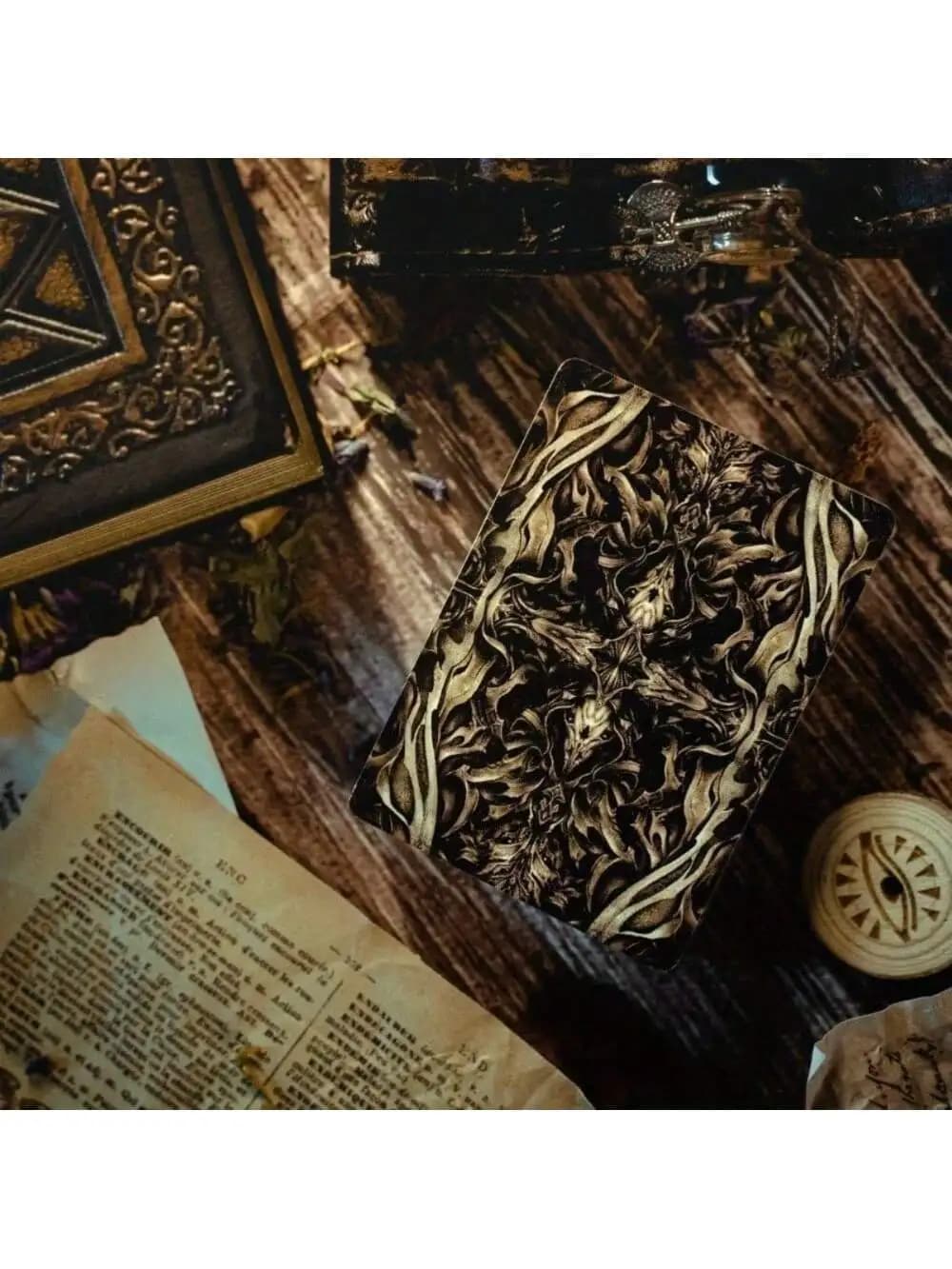 Cartes à jouer graphiques haute définition de l'oeil du diable, jeu de société de pratique magique, cartes rigides Puzzle, durables, 1 pièce-54