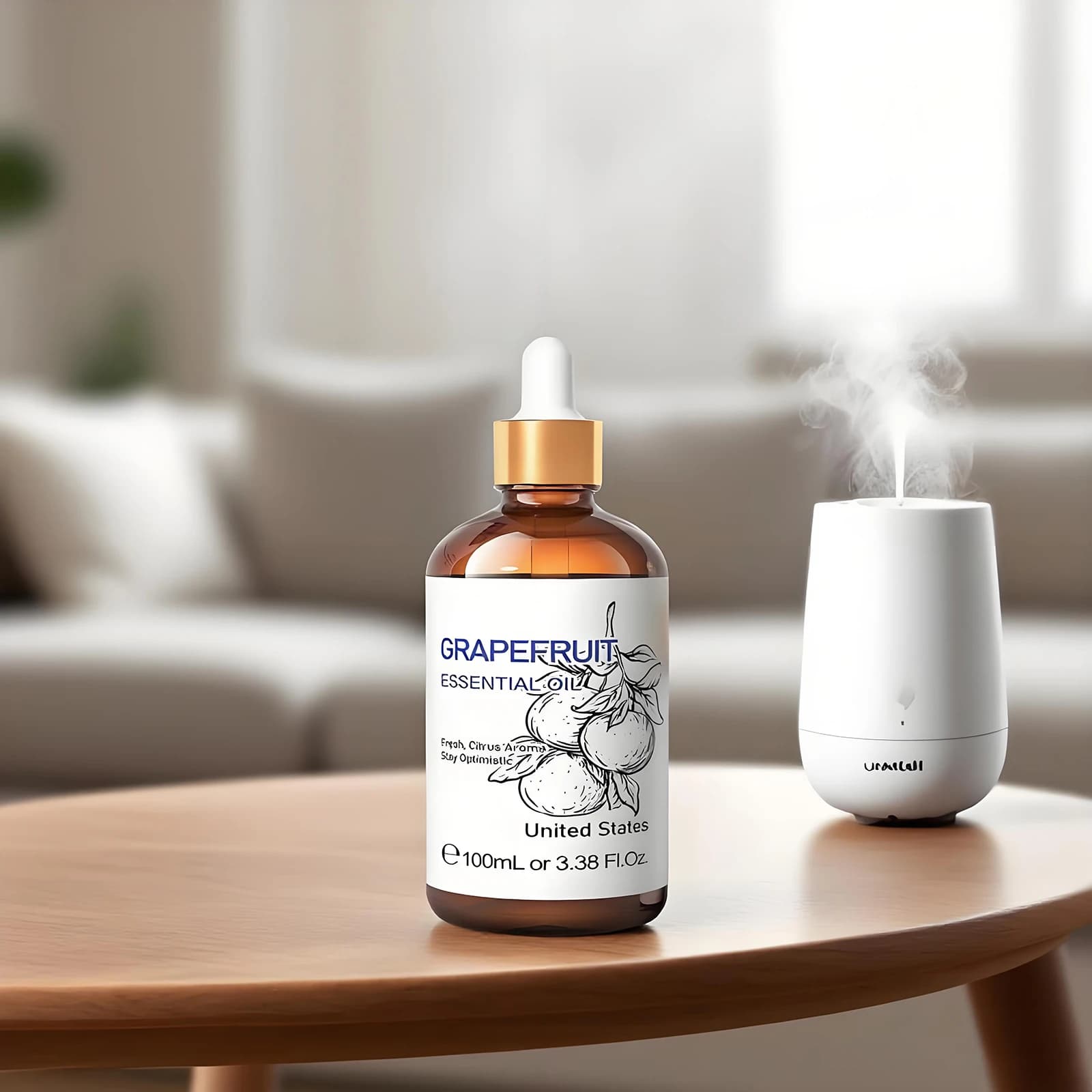 ​ ​ HIQILI 100% huile essentielle de pamplemousse Pure 100ml pour bricolage arômes humidificateur Massage visage peau Orange douce citronnelle ​ ​