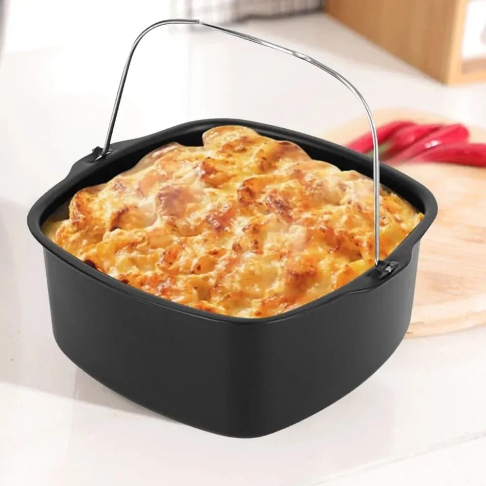 Plateau de cuisson de gâteaux antiadhésif pour friteuse à Air, panier pour plat de cuisson Philips, poêle à Air, accessoires de cuisine, panier de cuisson