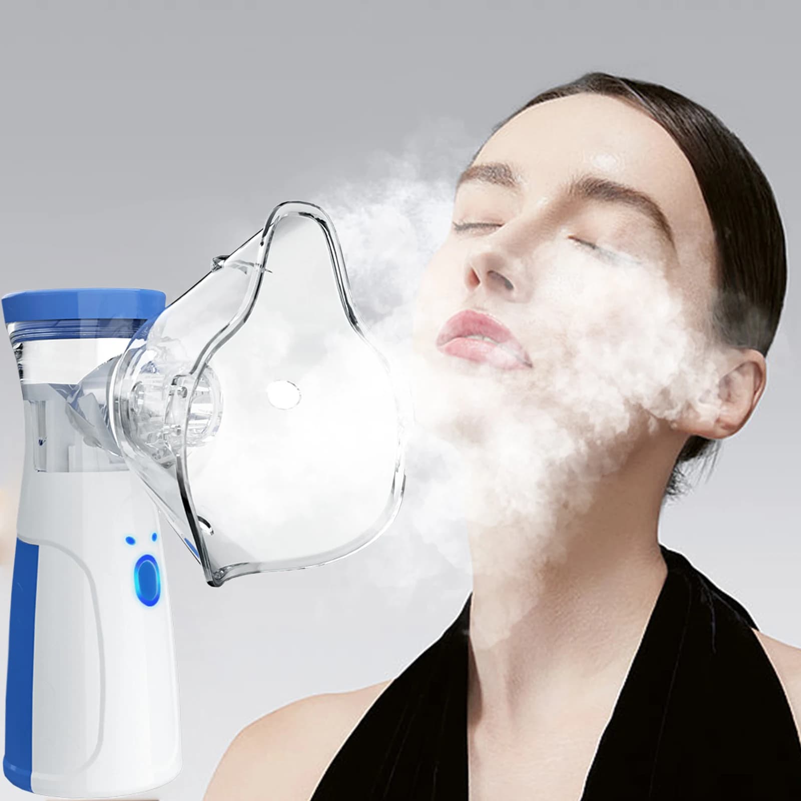 Revitalisez le vapeur et l'humidificateur pour le visage, brume nano-ion 2 en 1 pour l'hydratation de la peau et l'hydratation de l'air avec réservoir d'eau