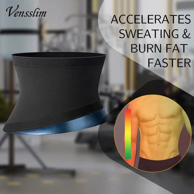 Hommes minceur corps Shaper Sauna sueur ceinture taille formateur Corsets ventre bande Sport ceinture modélisation sangles ventre enveloppes gros brûleur