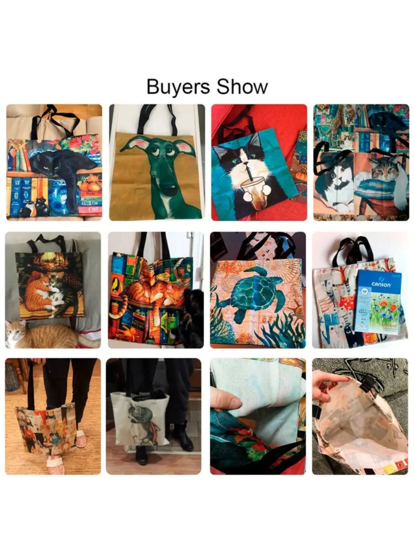 Sac fourre-tout avec illustration de canette de sardine