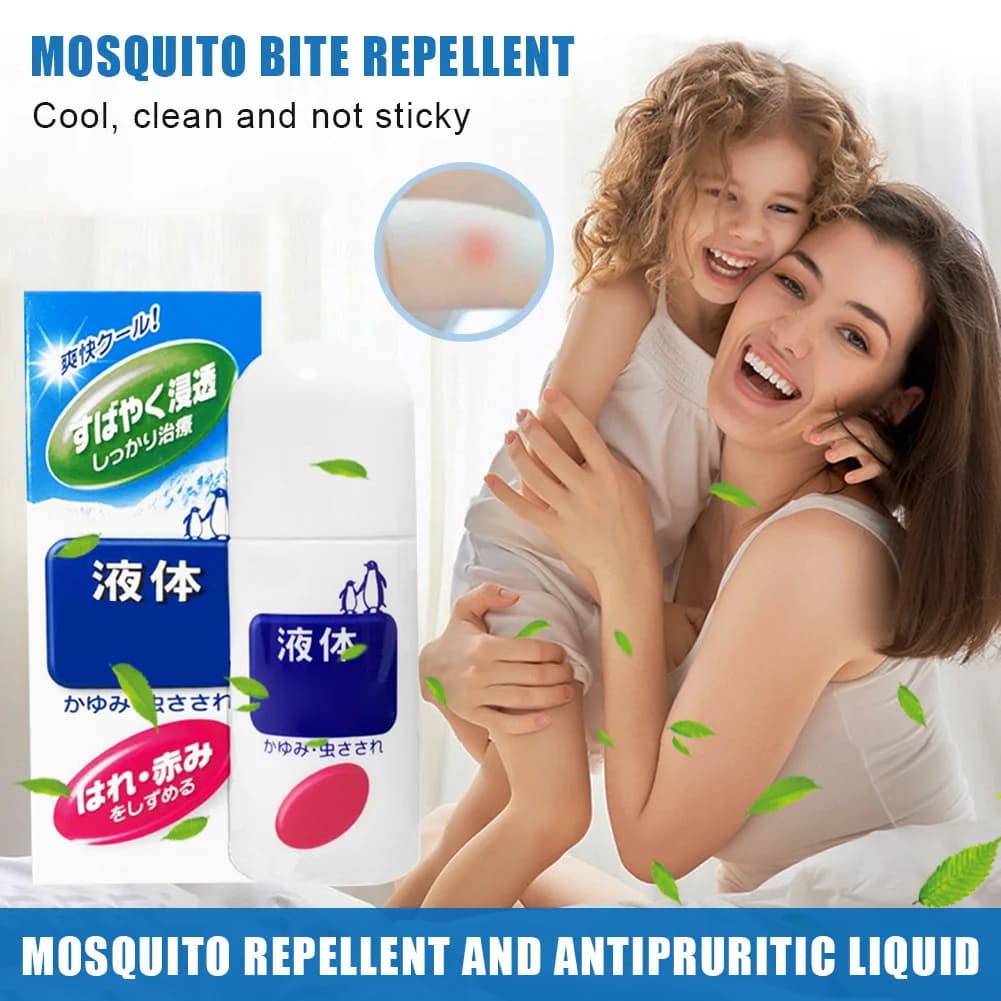 Répulsif anti-moustiques liquide Anti-démangeaison à rouler, applicateur de soulagement facile, sans Stimulation, empêche les éclats, les piqûres de moustiques