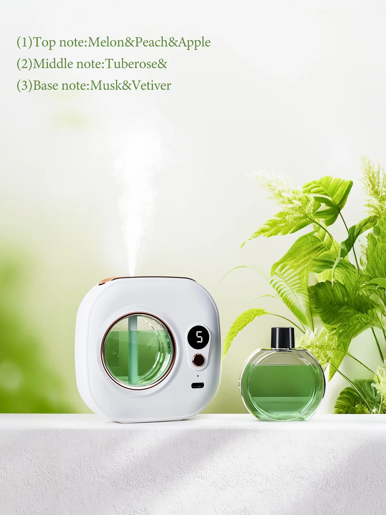 Diffuseur d'arômes automatique Rechargeable, diffuseur d'huile essentielle, huile essentielle d'arôme, cadeau de machine d'arôme de salle de bains d'hôtel
