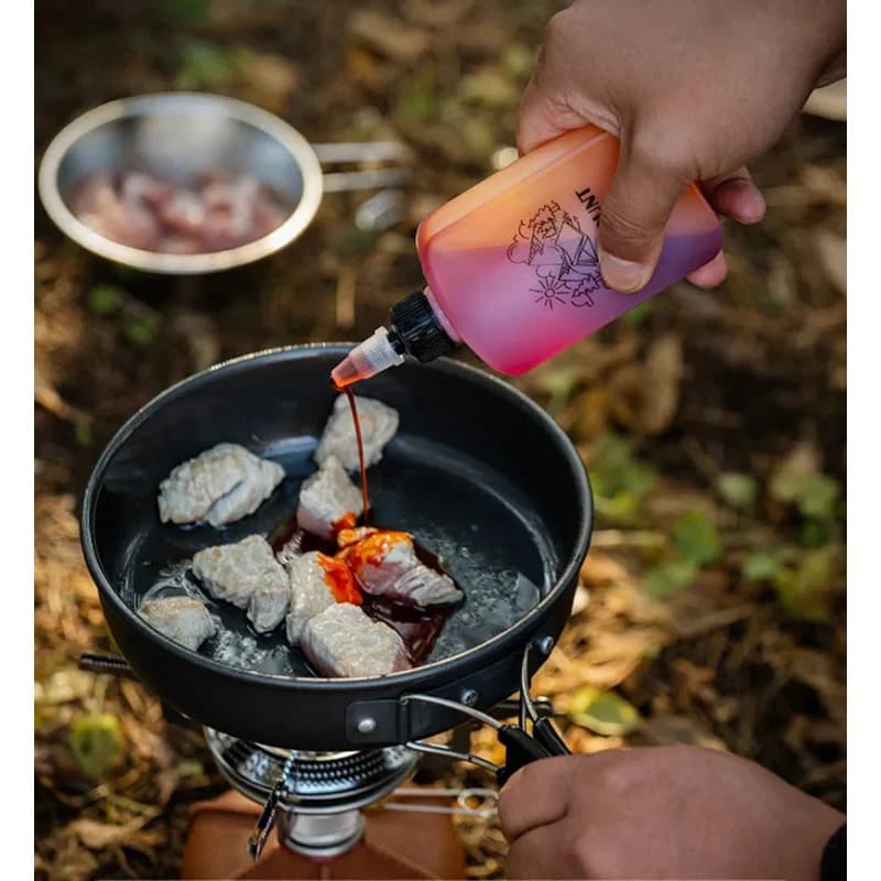 Bouteille d'huile extérieure emballage Portable petit Pot d'huile bouteille de vinaigre bouteille de Sauce soja Camping bouteille d'assaisonnement scellée anti-fuite
