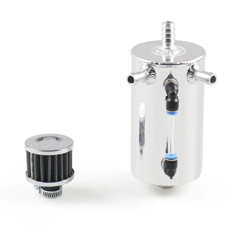 Réservoir de reniflard universel de 0,5L avec filtre de reniflard de 12mm, récupérateur d'huile