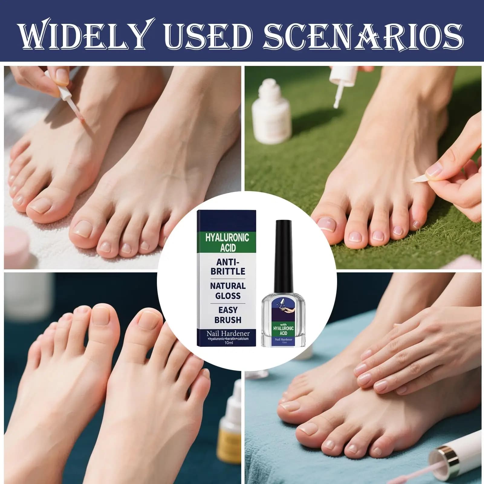 Gouttes fortifiantes pour les ongles, soin liquide naturel nourrissant en profondeur pour les mains, les pieds et les ongles cassants, idéal pour les voyages, les dortoirs, la salle de sport, la maiso