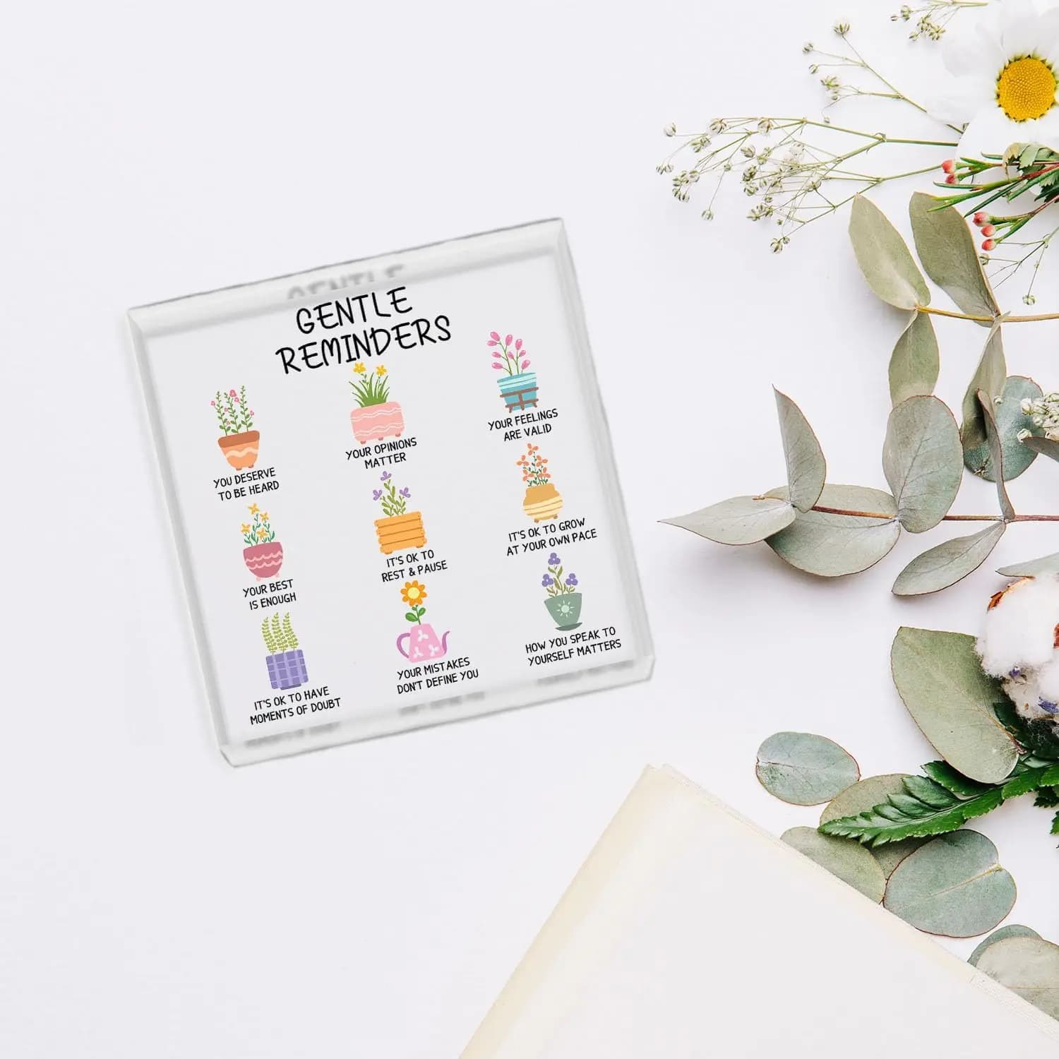 Cadeaux d'affirmations positives pour femmes