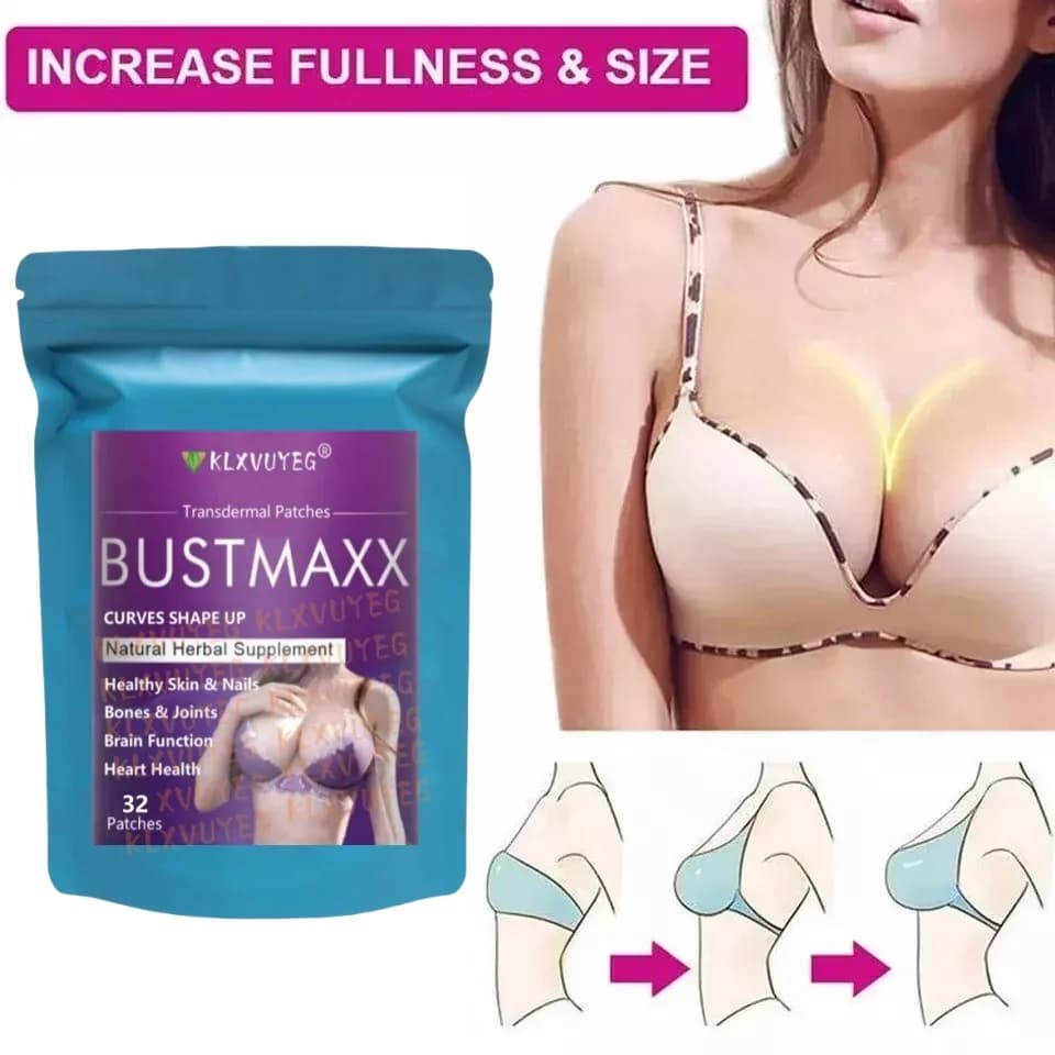 BUSTMAXX-Supplément d'augmentation mammaire de force clinique, patchs transdermiques produits aux États-Unis, cadres de fenugrec