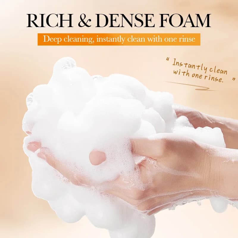 Savon pour le visage au lait et au miel, blanchissant, hydratant et nettoyant en profondeur, savon pour le corps rafraîchissant et régulateur de sébum pour une peau lisse et délicate.