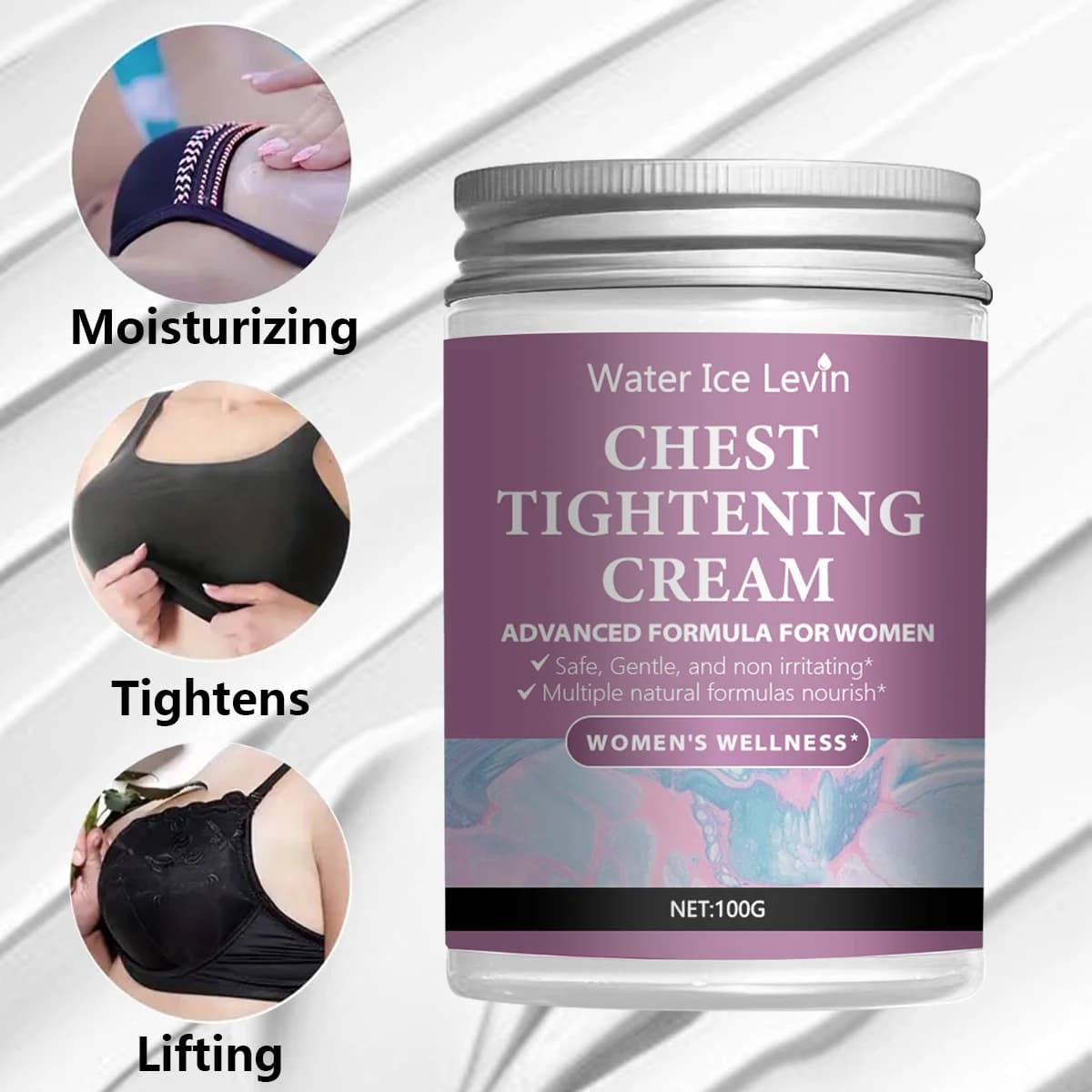 Crème Raffermissante Poitrine - Formule Avancée - Hydratation Intensive - Peau Repulpée et Douce