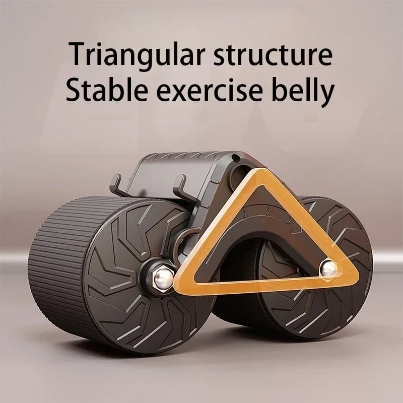 Exercice de roue abdominale entraîneur de muscles abdominaux Support de coude de rouleau Ab rebond automatique glissière